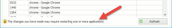 Restart your entire system to be sure. Restart your entire system to be sure.
