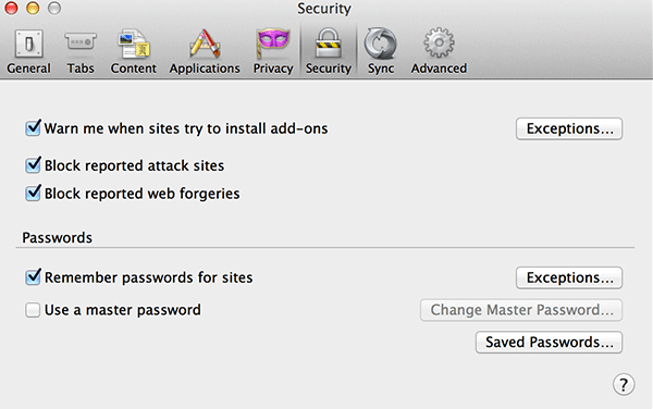 firefoxpassword-security