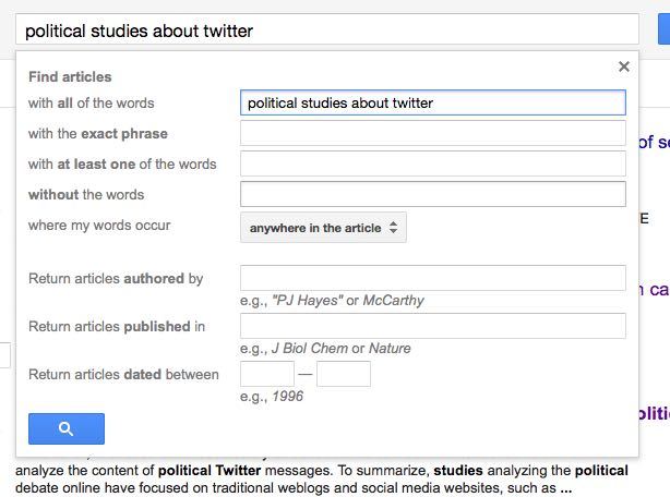 Use the 'advance search' option.