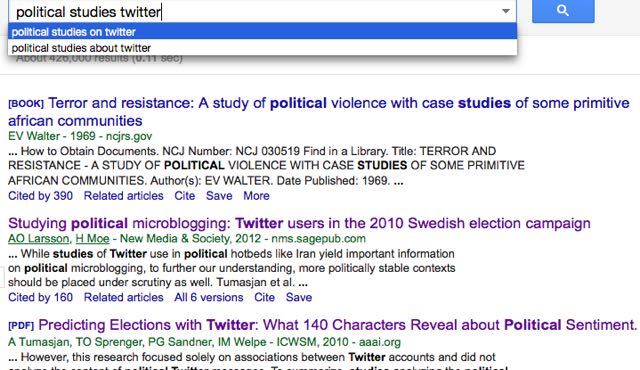 Go to Google Scholar.