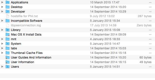 Show any hidden files and folders when using a Save dialog.