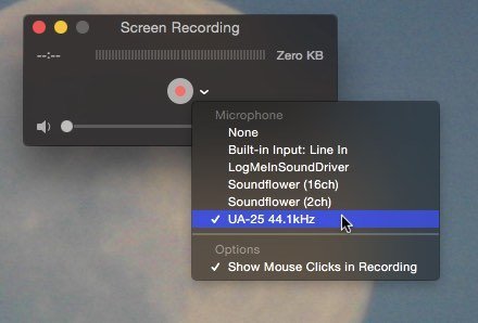 Screen recording for tutorials in OS X. Screen recording for tutorials in OS X.