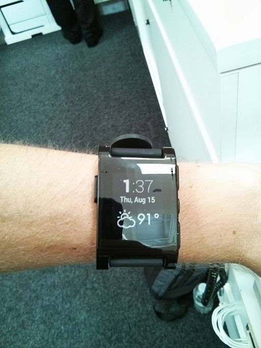 Smartwatch with square display. Smartwatch with square display.