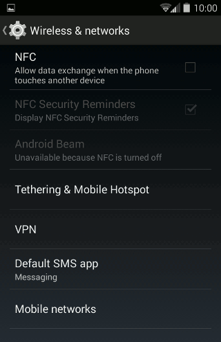 Tap Mobile Networks to see the APN option.