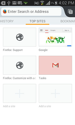 Open the Firefox menu.