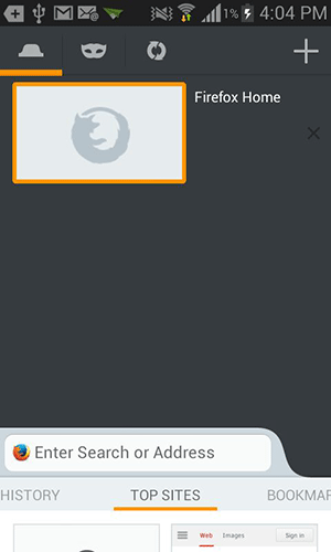 Tap on the Mask icon.