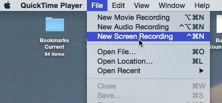 Create a new screen recording. Create a new screen recording.