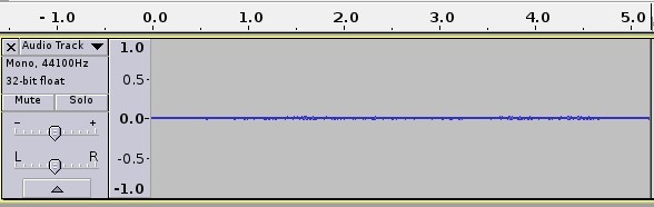 Record some audio with Audacity.