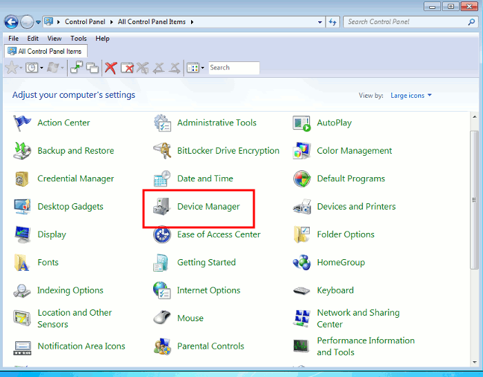 Go to Control Panel > Device Manager > Keyboards.