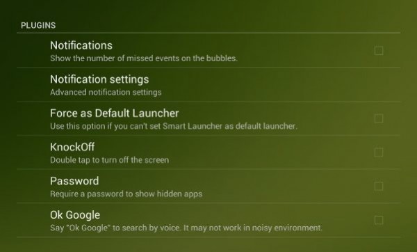 Smart Launcher plugins. Smart Launcher plugins.