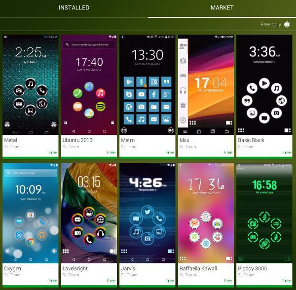 Smart Launcher themes. Smart Launcher themes.