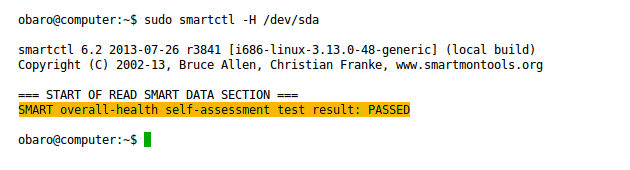 Check the device's health.