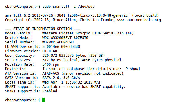 Get information about a drive.
