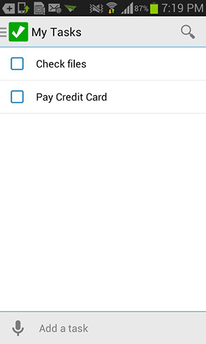 Tasks Android app Tasks Android app