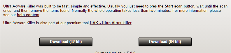 Download Ultra Adware Killer