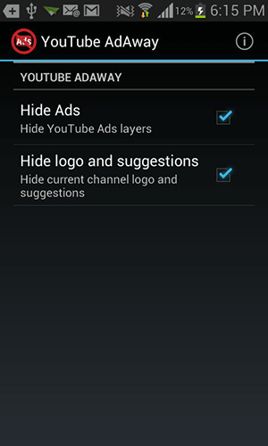 YouTube AdAway Xposed module