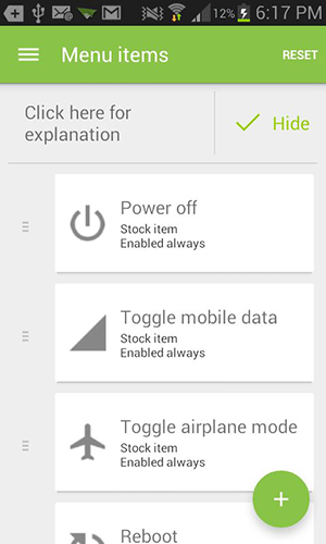 Advanced Power Menu+ Xposed module