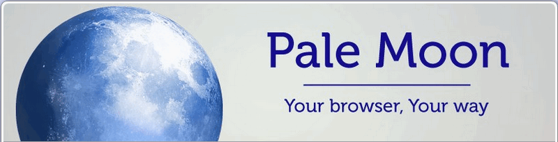 Pale Moon website - Firefox fork.