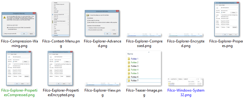 Change the Colour of File Names in Windows