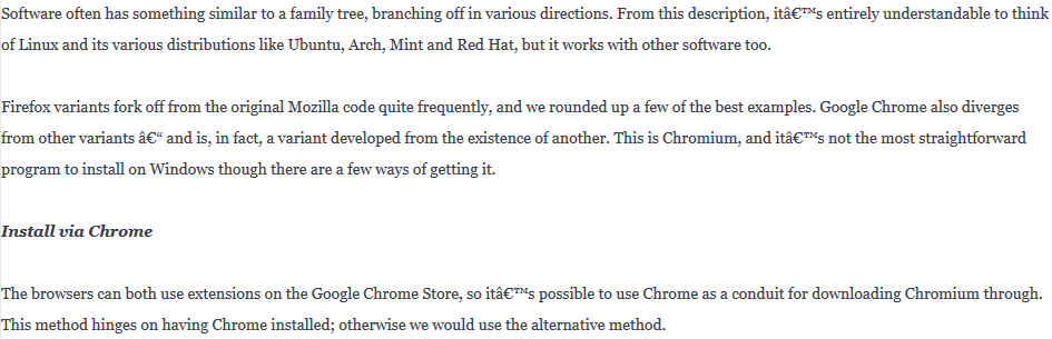 Some text renders slightly differently, with unusual accented characters. Some text renders slightly differently, with unusual accented characters.