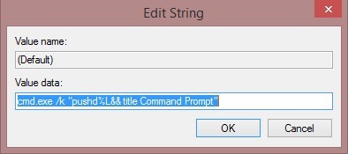 Enter the following value data. Enter the following value data.