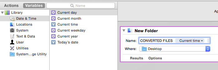 Select Date & Time and drag Current Time.