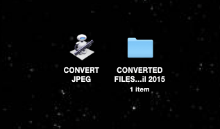 Run it by dragging any kind of file to it.