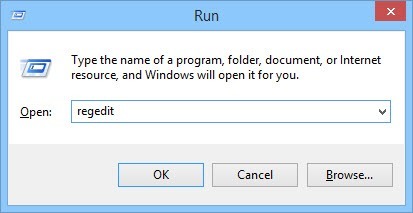 Open the Windows Registry.