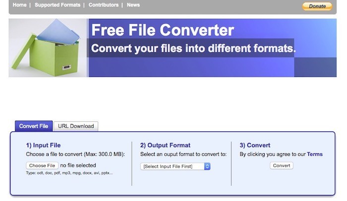 Free File Converter - Convert your files into different formats.