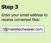 Enter your email address.