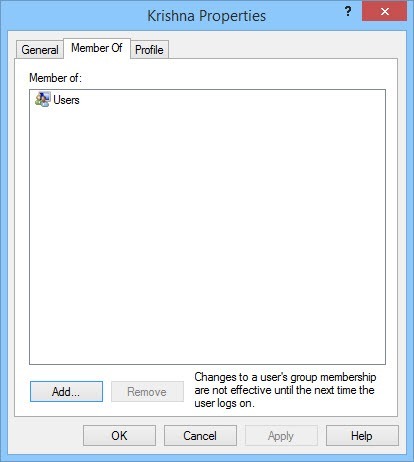See the current group which the user is a member of.