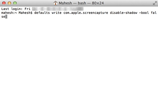 Revert back to the original settings.
