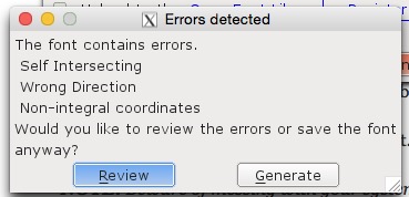You will undoubtedly get some warning of errors. You will undoubtedly get some warning of errors.