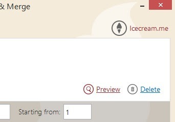 PDF Split and Merge split preview. PDF Split and Merge split preview.