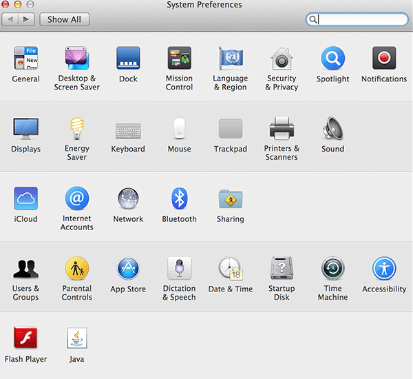 Click on 'Security & Privacy.'
