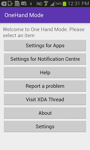 Tap on 'Settings for Apps.'