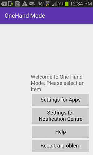 Your current app has moved to the specified margins.