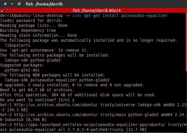 Install Pulse Audio Equalizer on Ubuntu.