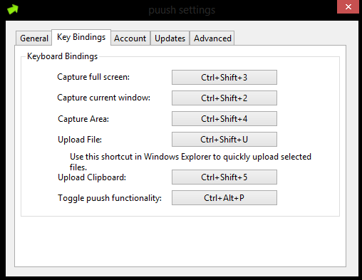 All keybinds are customizable to the user's desire.