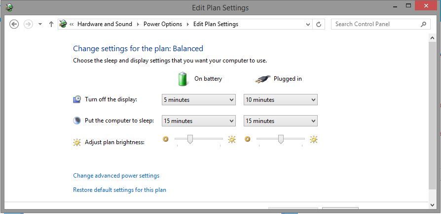 Change your battery settings back to original plan.