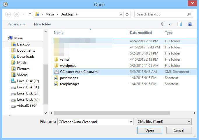Navigate and select the task.