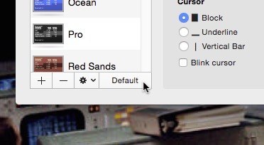 Click 'default' to make the new look the default style.
