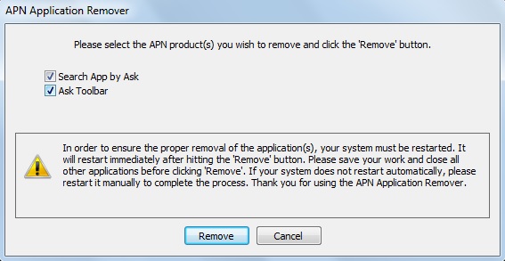 APN Application Remover for Windows. APN Application Remover for Windows.