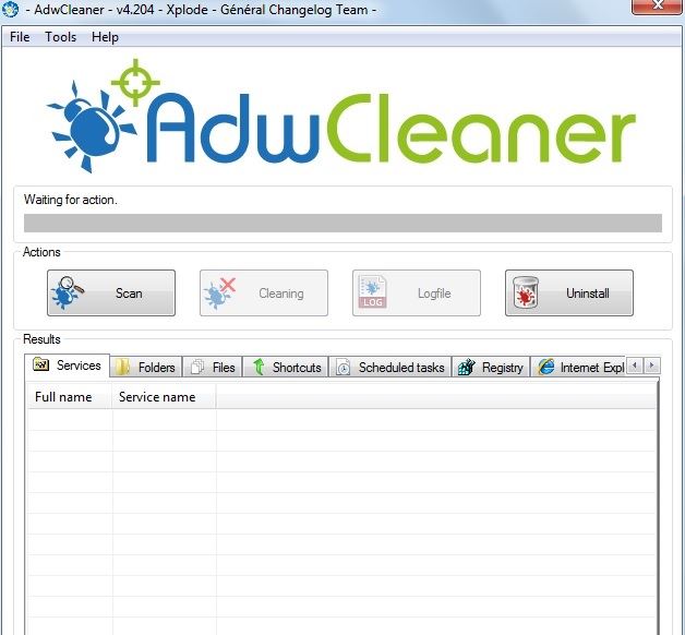 Scan your PC with AdwCleaner for Windows. Scan your PC with AdwCleaner for Windows.