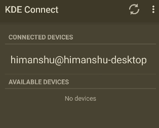 KDEConnect-app-device-connected