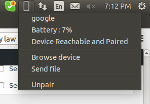KDEConnect-connected-device-options