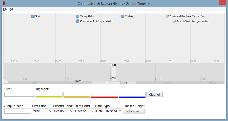 Zot-UI-TimelineCreation