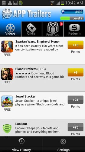 App Trailers Android app