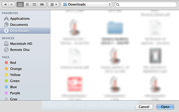 Select the folder where you want to run the scan. Select the folder where you want to run the scan.