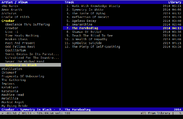 cmus terminal application cmus terminal application
